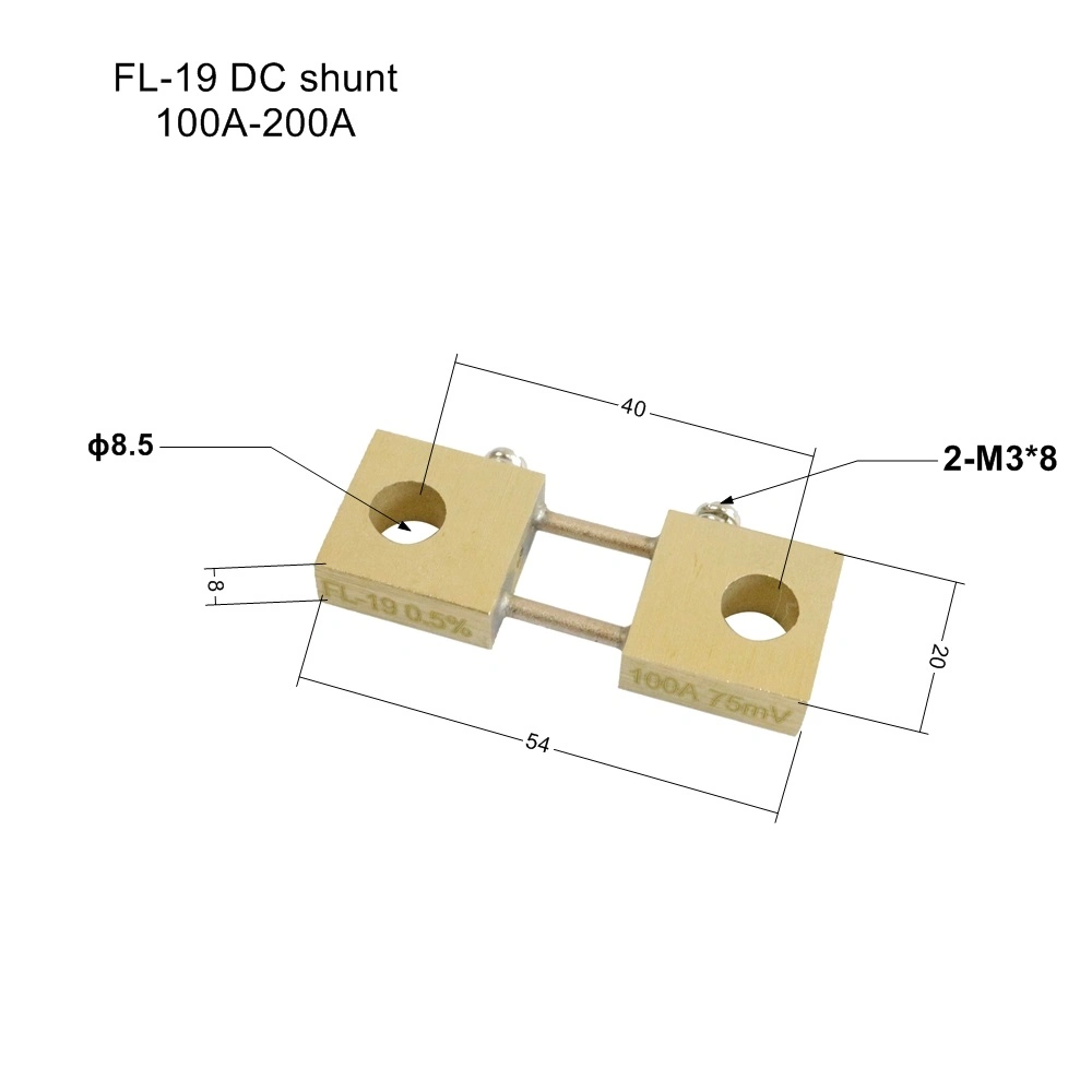 High-Precision DC Current Shunt 100A with Electric Welding Machine